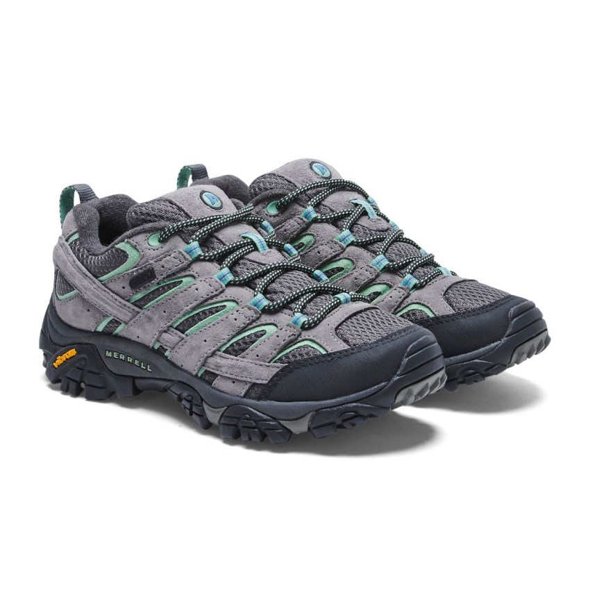 Chaussures Randonnée Merrell Moab 2 Waterproof Grise Femme | Y.L.NWWS